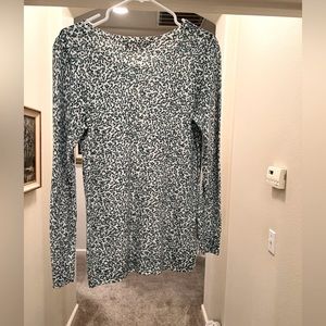LOFT size medium women’s floral print sweater.